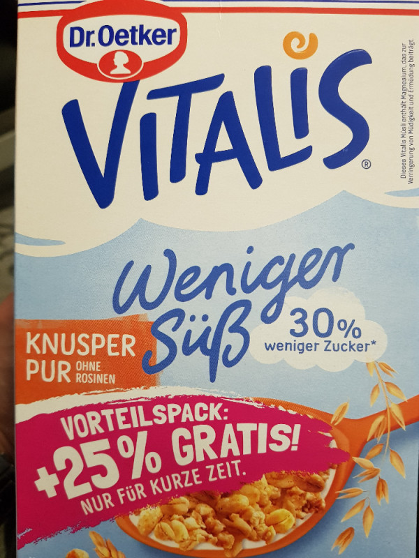 Vitalis Weniger Süß Knusper Pur von Sven14 | Hochgeladen von: Sven14