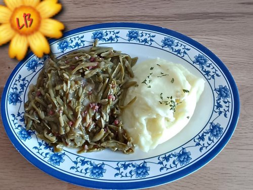 Tonnenbohnen/Schneidebohnen mit Kartoffelpüree | Hochgeladen von: Muckelchen2407