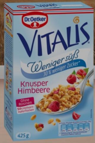 Vitalis Knusper Himbeere, weniger süß, 30% weniger Zucker von Tr | Hochgeladen von: Tribi