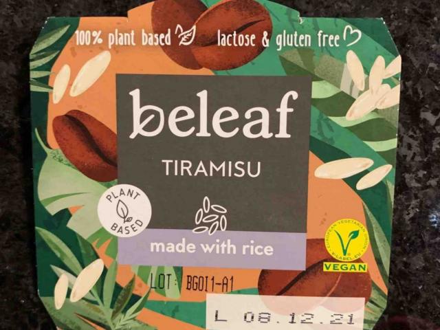 Beleaf Tiramisu, Vegan, made with rice, gluten free by Szilvi | Uploaded by: Szilvi