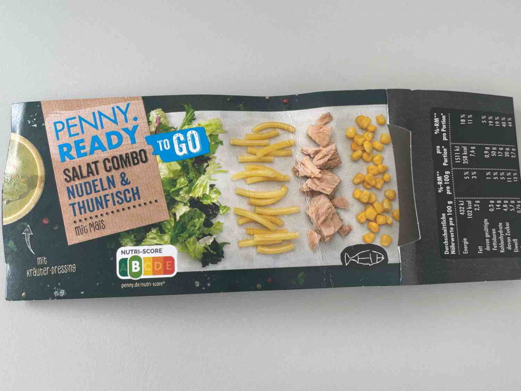 Penny Ready to go Salat Combo, Nudeln & Thunfisch mit Mais u | Hochgeladen von: Kalaschnika