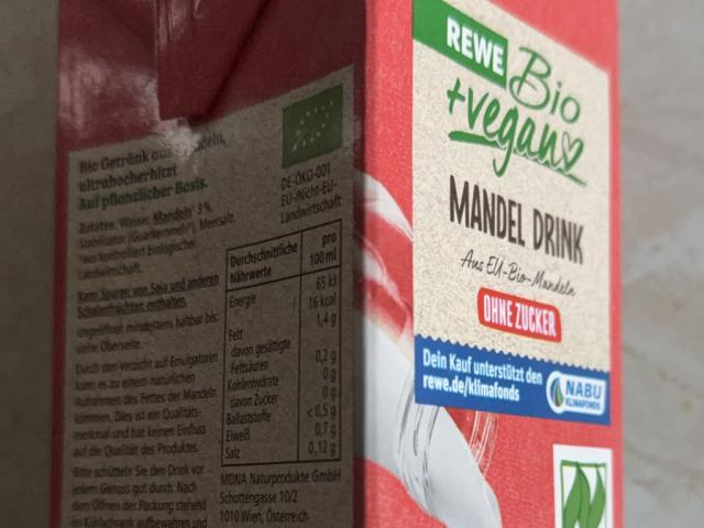 Rewe Mandel Drink, ohne Zucker von Mark87 | Hochgeladen von: Mark87 Rewe Mandel Drink, ohne Zucker von Mark87 | Hochgeladen von: Mark87