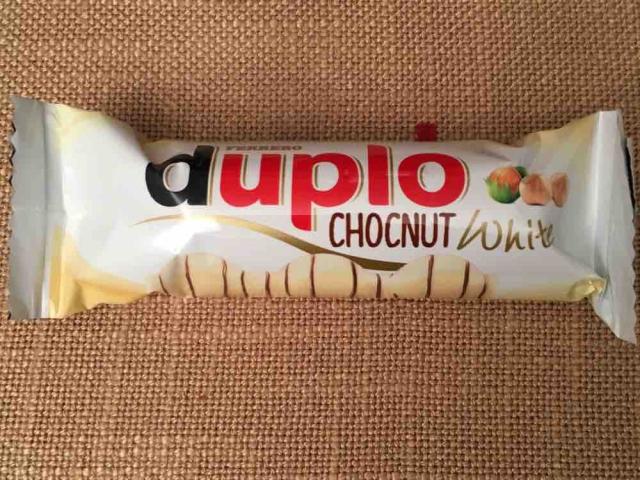 Ferrero Duplo Chocnut White, Riegel aus weier Schokolade und gan | Hochgeladen von: medienszenen384