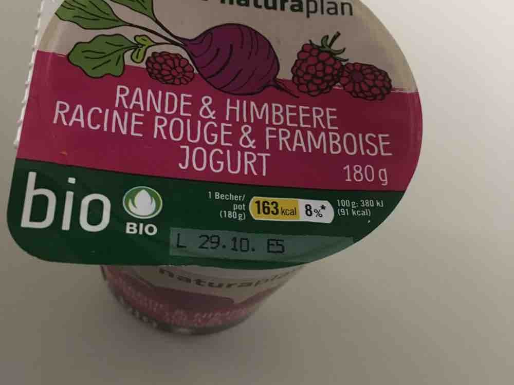 Bio Rande & Hinbeere Joghurt , Rande 6%,  Himbeere 4% von lv | Hochgeladen von: lvrhbr900