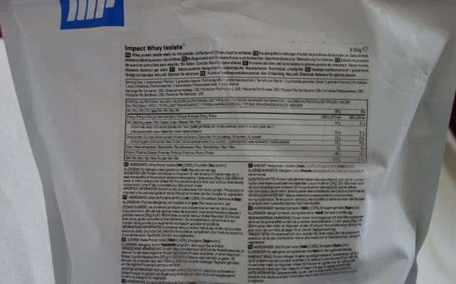 Impact Whey Isolate, geschmacksneutral | Hochgeladen von: Nutzer1132