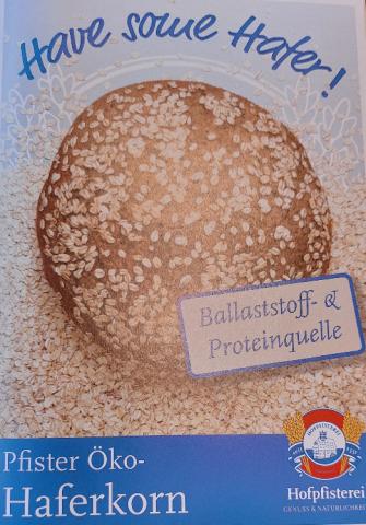 Pfister Öko-Haferkorn, Natursauerteigbrot von Jora Gode | Hochgeladen von: Jora Gode