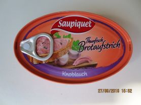 Saupiquet, Thunfisch Brotaufstrich, Knoblauch Kalorien - Brotaufstrich