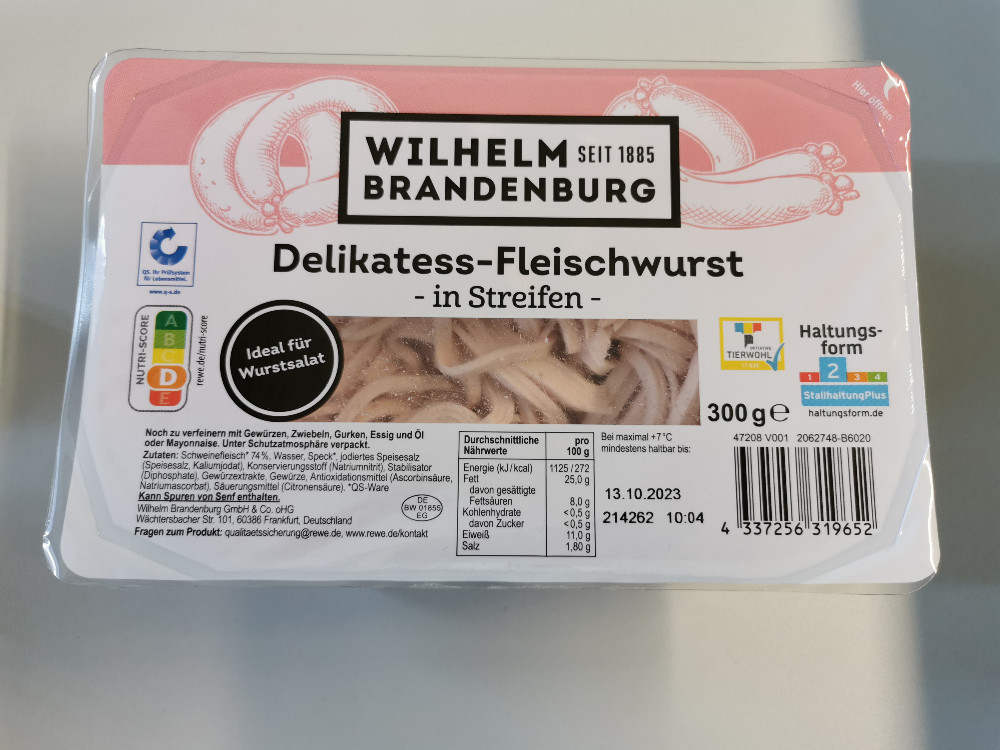 Delikatess-Fleischwurst in Streifen von SashGorden | Hochgeladen von: SashGorden