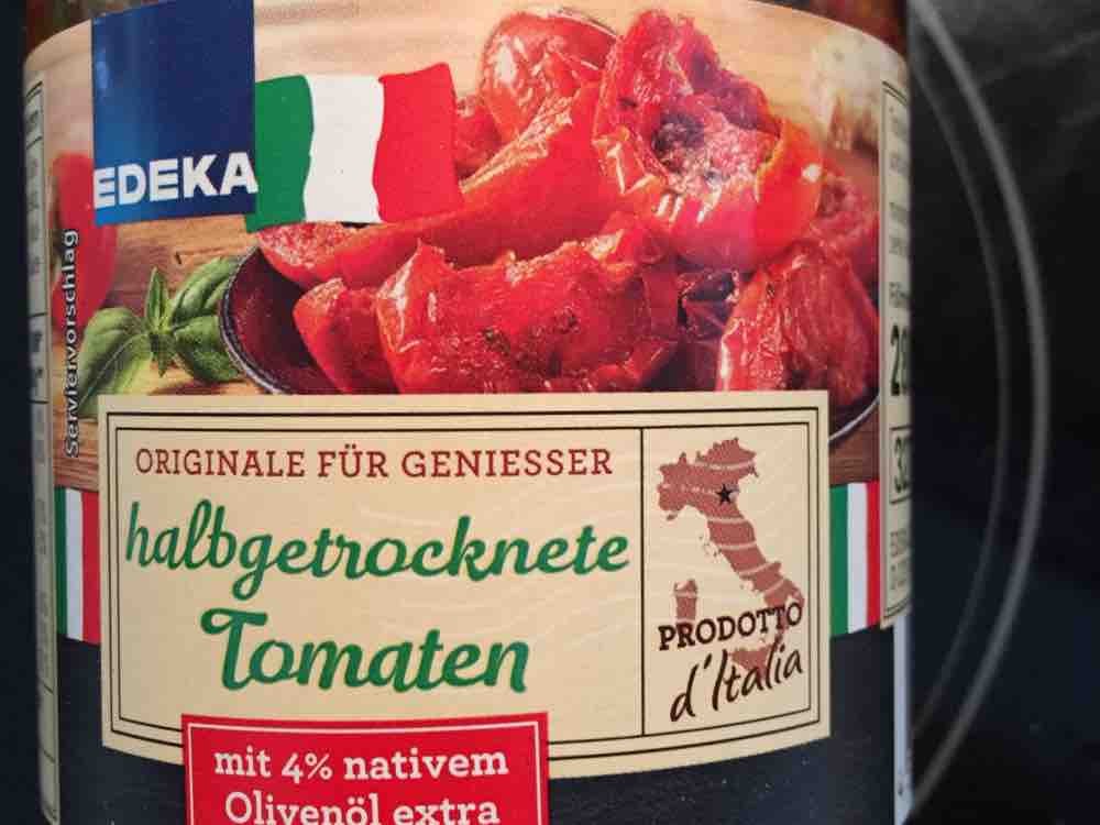 Edeka, Halbgetrocknete Tomaten, Mit 4% Nativem Olivenöl Extra Kalorien ...