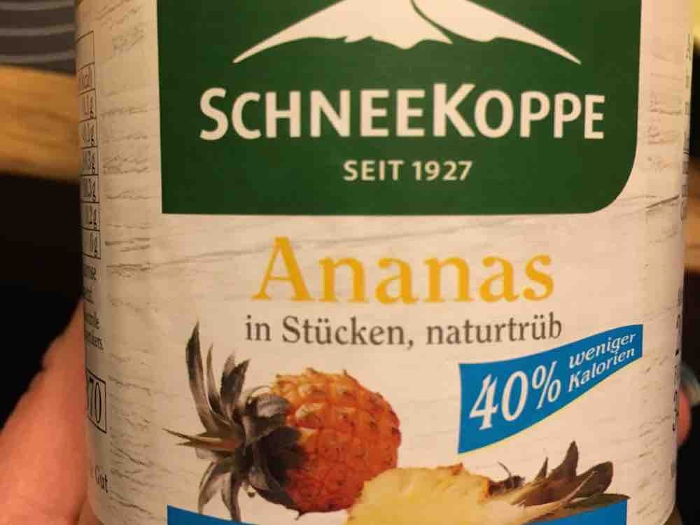 Ananas in Stücken, naturtrüb mit S&, 40% weniger Ka | Hochgeladen von: JezziKa