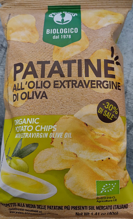 Patatine Bio Chips glutenfrei, Allolio extravergine die oliva v | Hochgeladen von: solanrw