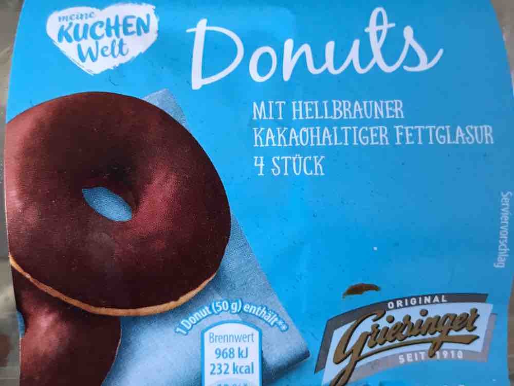Donuts mit hellbrauner, kakaohaltiger Fettglasur von Uwe60KA | Hochgeladen von: Uwe60KA