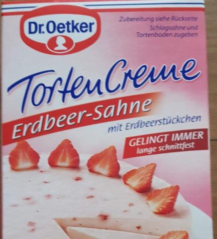 Dr. Oetker Erdbeer Sahne Tortencreme, Erdbeer | Hochgeladen von: Makra24