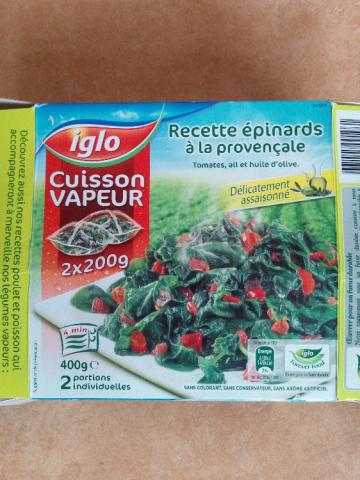 Iglo Recette épinards, à la provencale von SiSoSum | Hochgeladen von: SiSoSum