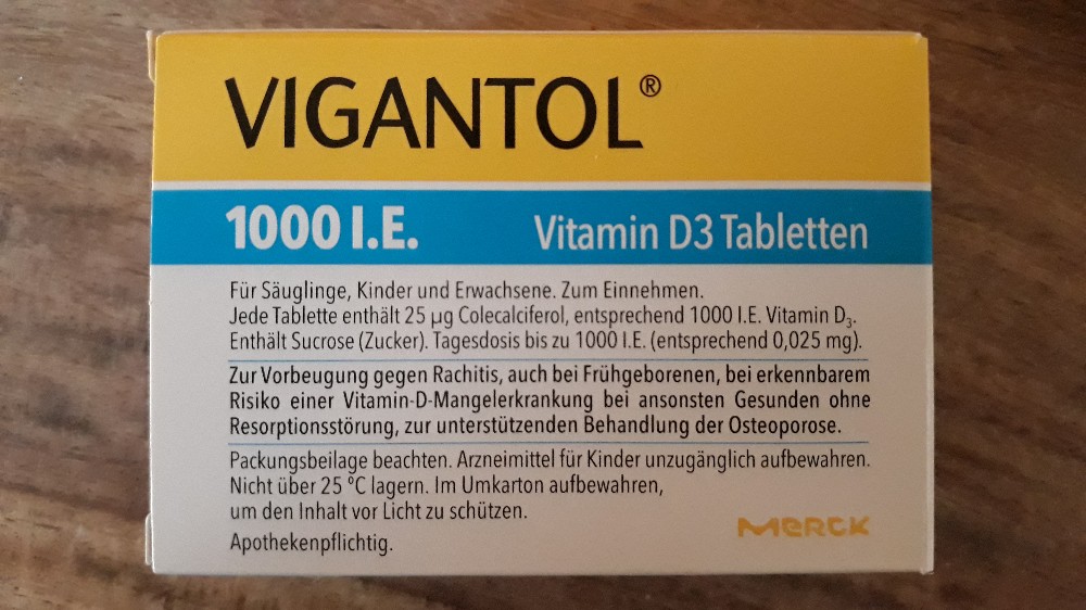 Vigantol 1000 I.E., Vitamin D3 Tabletten von arnereimer | Hochgeladen von: arnereimer
