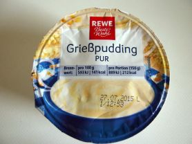 Grieß Pudding pur, Rewe | Hochgeladen von: arcticwolf