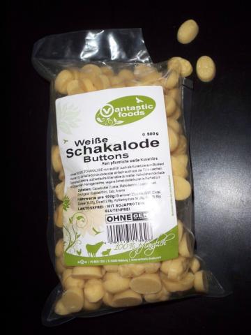 Vantastic Foods Weiße Schakalode Buttons | Hochgeladen von: vegflower