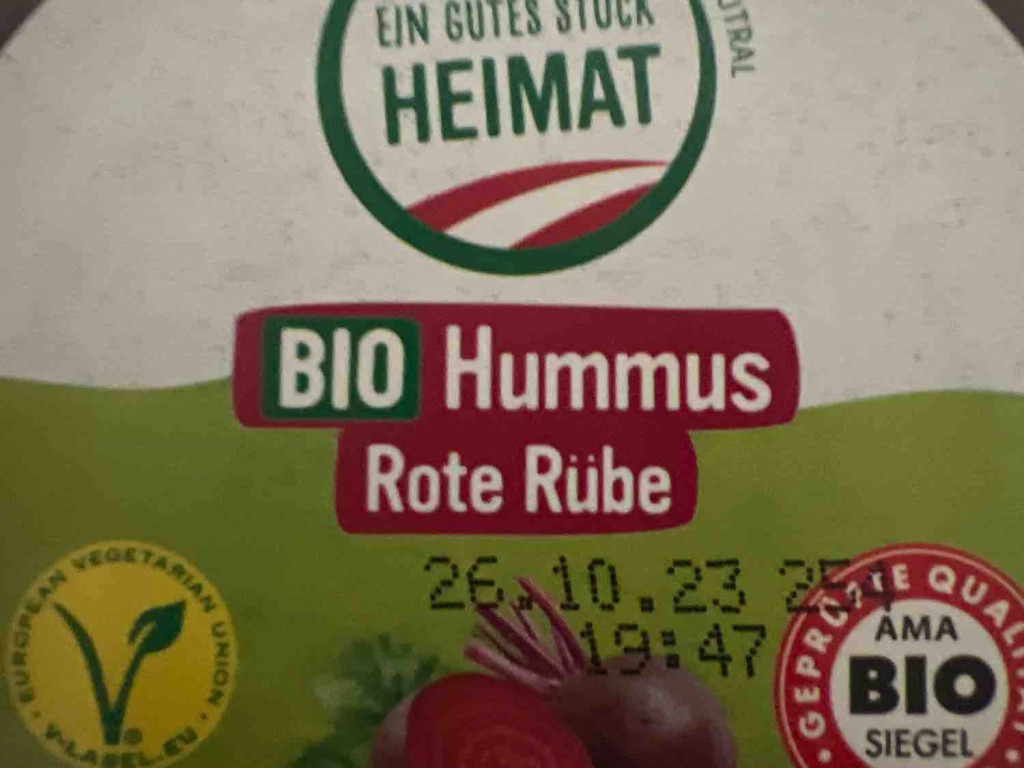 BIO Hummus Rote Rübe von Schentil | Hochgeladen von: Schentil