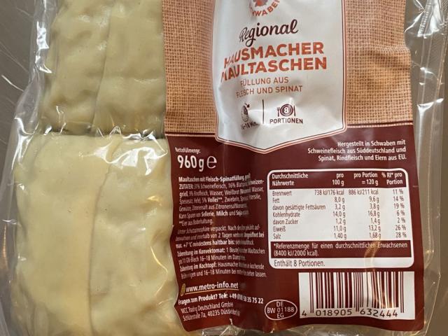 Hausmacher Maultaschen, Füllung aus Fleisch und Spinat von Franc | Hochgeladen von: FrancescoPe