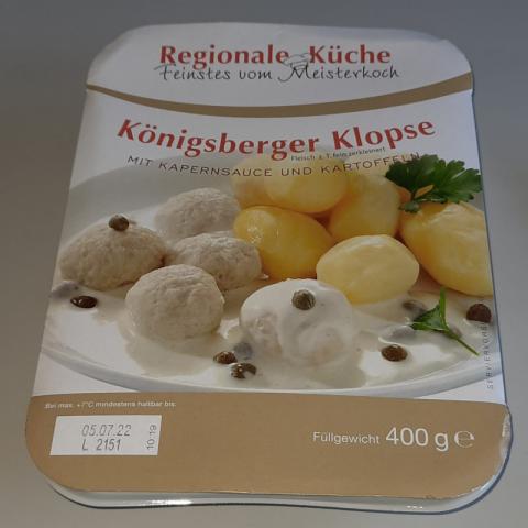 Königsberger Klopse mit Kapernsauce und Kartoffeln | Hochgeladen von: Mobelix