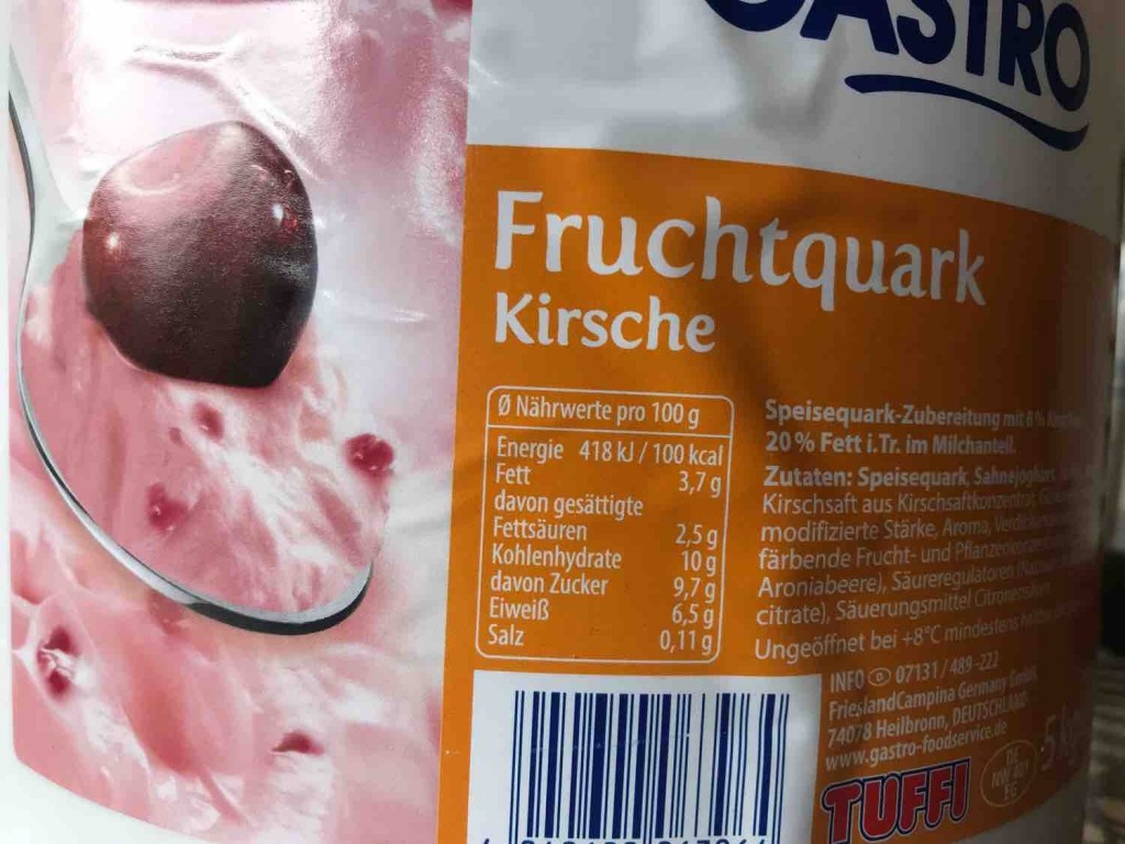 Fruchtquark Kirsche, 3,7% Fett von DirkBausdorf | Hochgeladen von: DirkBausdorf