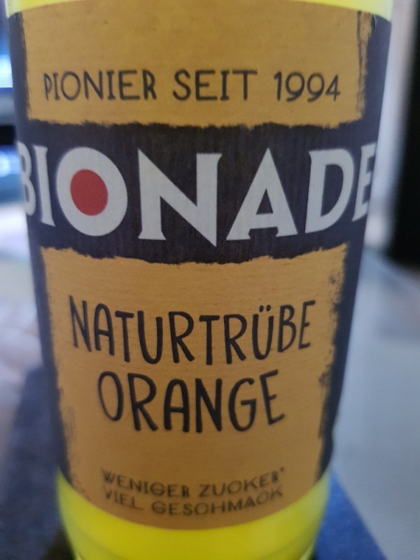 Bionade Naturtrübe Orange von Geigerdan | Hochgeladen von: Geigerdan