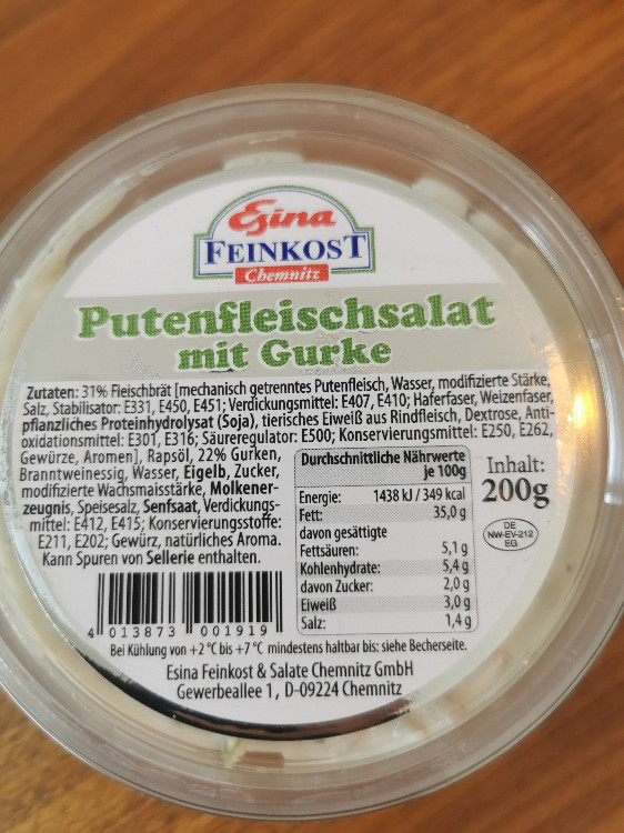Esina Putenfleischsalat mit Gurke von QuizzloveResi | Hochgeladen von: QuizzloveResi Esina Putenfleischsalat mit Gurke von QuizzloveResi | Hochgeladen von: QuizzloveResi