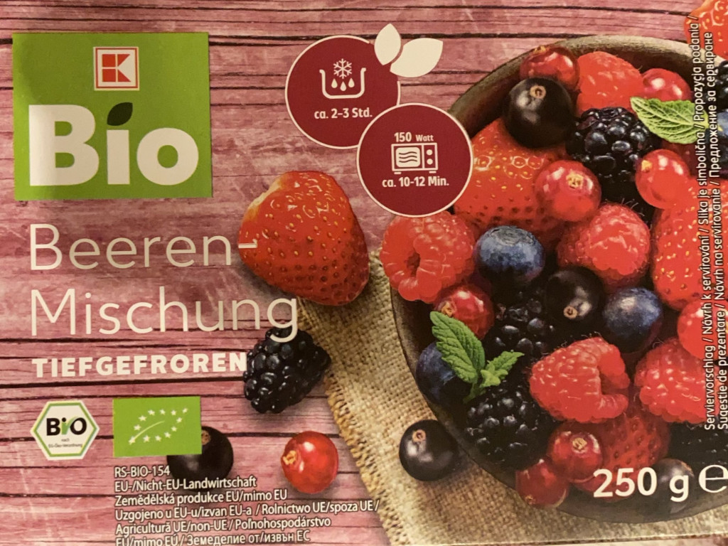 Beeren-Mischung, Kaufland -Bio von gilga18 | Hochgeladen von: gilga18