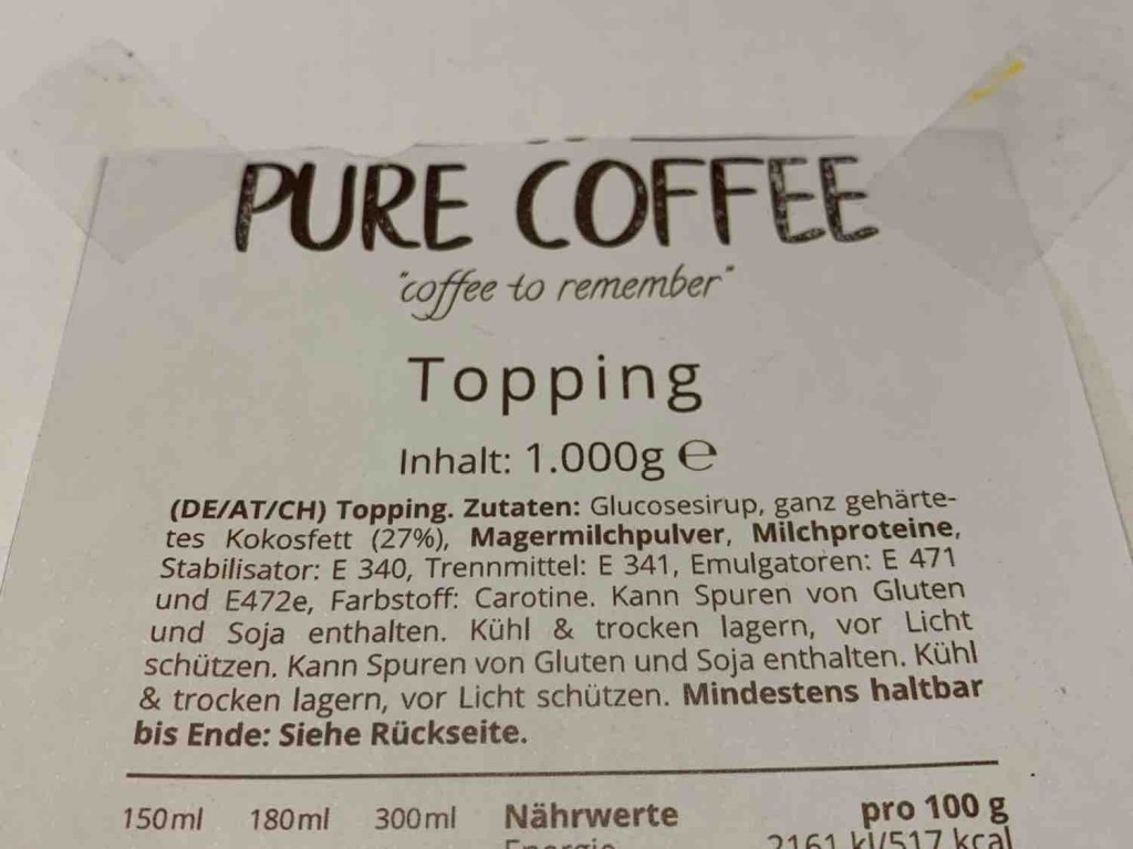 Pure Coffee Topping von DrStruggles | Hochgeladen von: DrStruggles