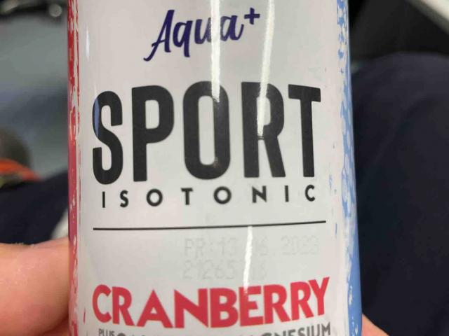 Aqua+ SPORT ISOTONIC CRANBERRY von wildman | Hochgeladen von: wildman