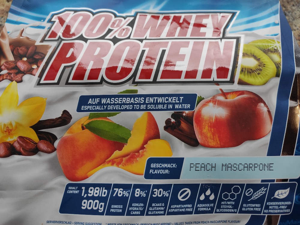 100% Whey Protein Peach Mascarpone von KaiSchloe | Hochgeladen von: KaiSchloe