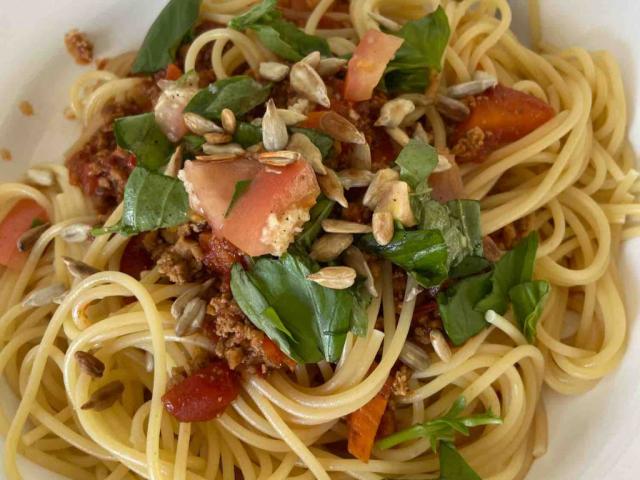 vegan Spaghetti Bolognese by Bibiannnot | Uploaded by: Bibiannnot