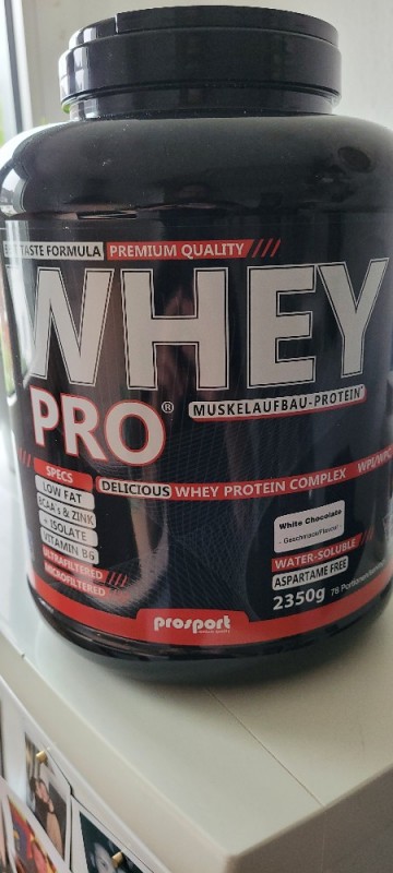 Whey Protein weiße schokolade, Mit Wasser von Hennus | Hochgeladen von: Hennus