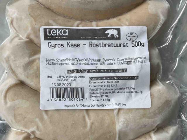 Gyros Käse - Rostbratwurst von MrGandalf | Hochgeladen von: MrGandalf