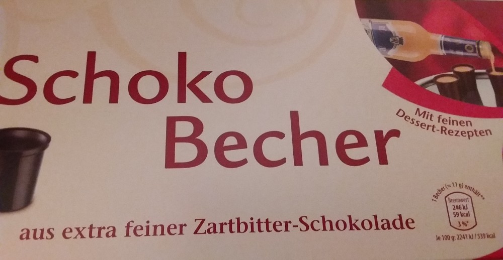 Schoko Becher, aus extra feiner Zartbitter-Schokolade von Nini53 | Hochgeladen von: Nini53