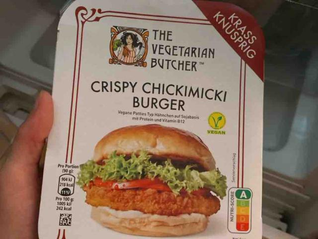 Crispy Chickimicki Burger, vegan by juliahne | Hochgeladen von: juliahne