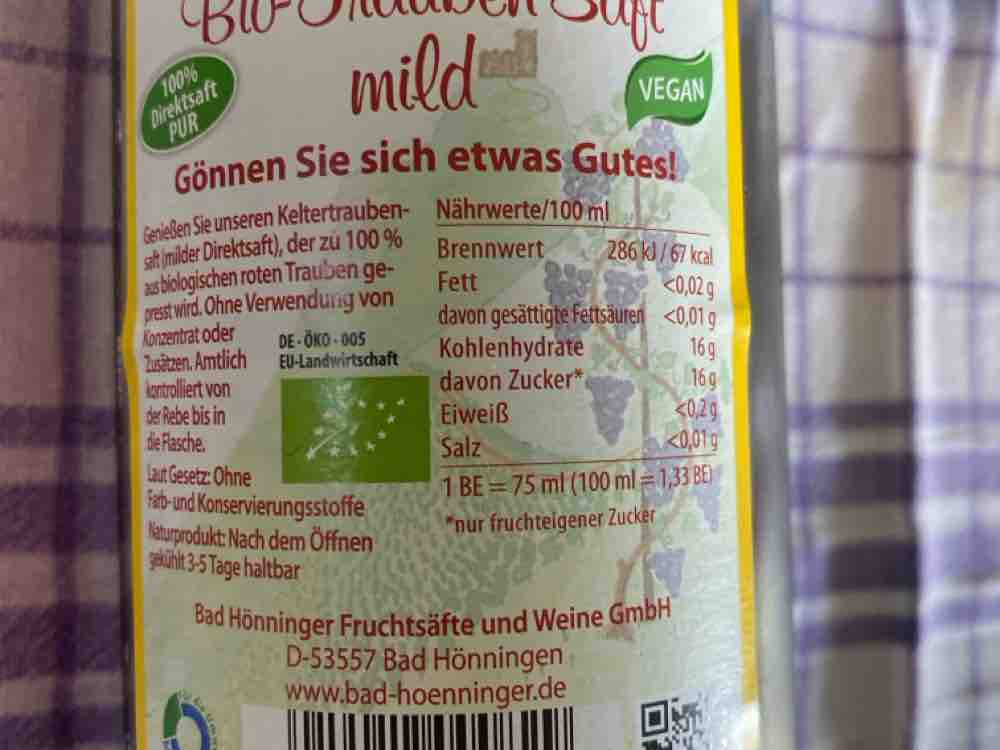 Bad Hönninger, Bio traubensaft mild von kw492012 | Hochgeladen von: kw492012