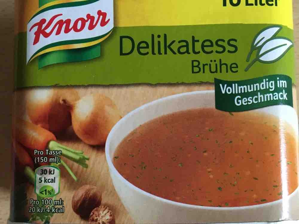Knorr, Delikatess Gemüse Brühe Kalorien - Neue Produkte - Fddb
