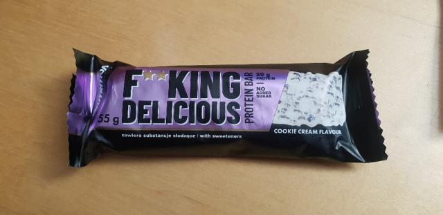 Fking delicious protein bar, Cookie cream flavour von Leonie822f | Hochgeladen von: Leonie822f