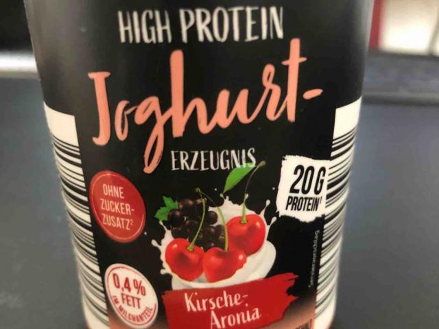 High Protein Joghurt Kirsche-Aronia, mit Milch (0,4% Fett) von P | Hochgeladen von: ParsaBaha