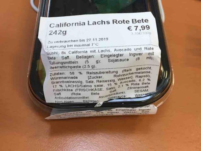 California Lachs Rote Beete von Chris7286 | Hochgeladen von: Chris7286