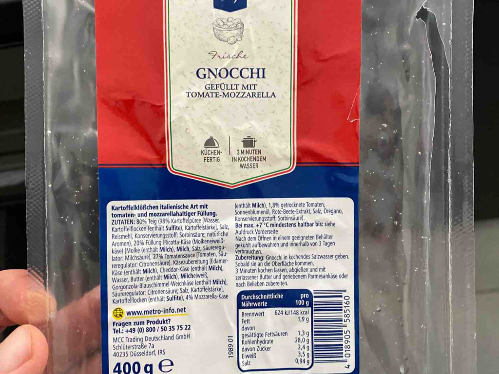 Gnocchi, gefüllt mit Tomate-Mozzarella von Andreano2021 | Hochgeladen von: Andreano2021