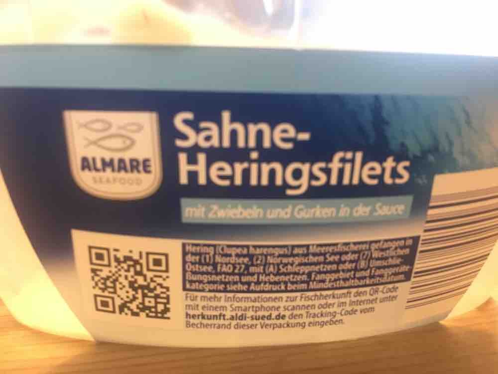 Sahne-Heringsfilets, mit Zwiebeln und Gurken in Sauce von Oecoph | Hochgeladen von: Oecophylla