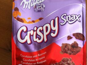 Milka Crispy Snax, Cornflakes mit Rosinen | Hochgeladen von: Mozart06x