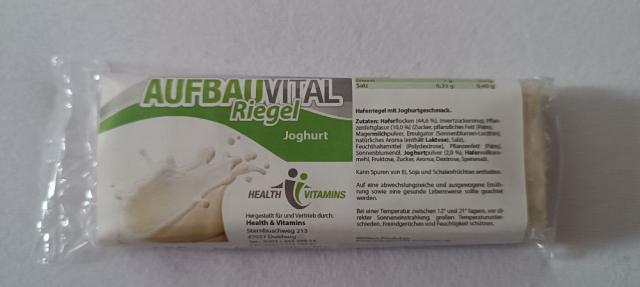 AufbauVital Riegel, Joghurt von Stefan Ried | Hochgeladen von: Stefan Ried AufbauVital Riegel, Joghurt von Stefan Ried | Hochgeladen von: Stefan Ried