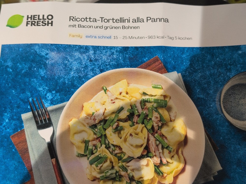 Hellow Fresh 3 Ricotta Tortellini Alla Panna von Matthias199211 | Hochgeladen von: Matthias199211