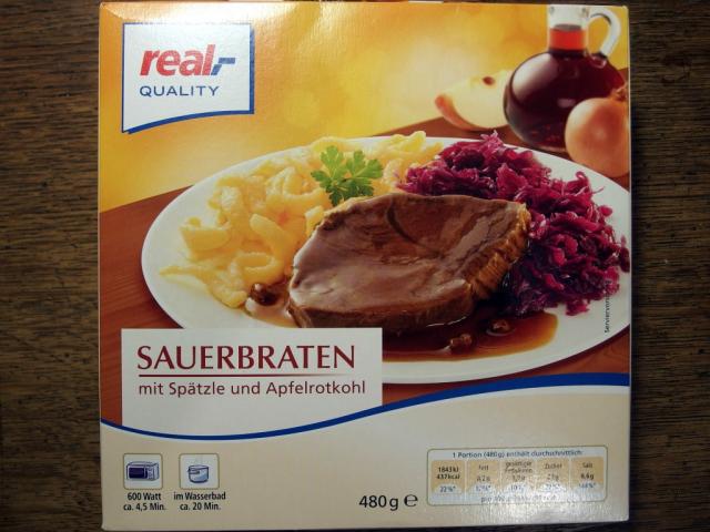 Sauerbraten mit Spätzle und Apfelrotkohl | Hochgeladen von: arcticwolf