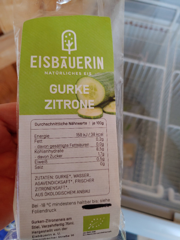 Eisbäuerin Gurke Zitrone, natürliches Eis von hoemigsonja852 | Hochgeladen von: hoemigsonja852