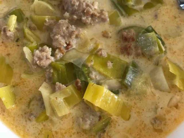 Käse Lauch Suppe mit Hackfleisch von tortuga25 | Hochgeladen von: tortuga25