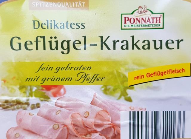 Delikatess Geflügel-Krakauer, fein gebraten mit grünem Pfeffer v | Hochgeladen von: walker59
